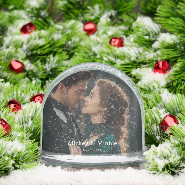Personalized In Loving Memory Photo Snow Globe Schneekugeln (Weihnachten)