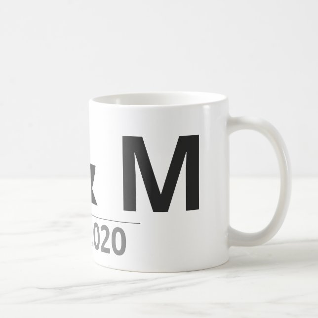 Personalized Initials Mug – Custom Letters & Year  Kaffeetasse (Rechts)