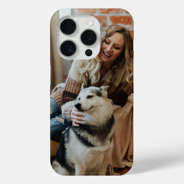 Personalized iPhone Case with Custom Photo (Rückseite)