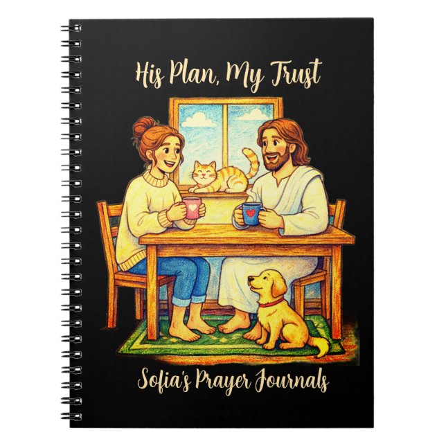 Personalized Jesus Gift Journal & Notebook Notizblock (Vorderseite)