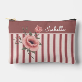 Personalized June Birth Flower Zubehörtasche