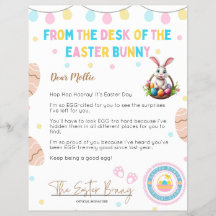 Personalized Kids Letter from Easter Bunny