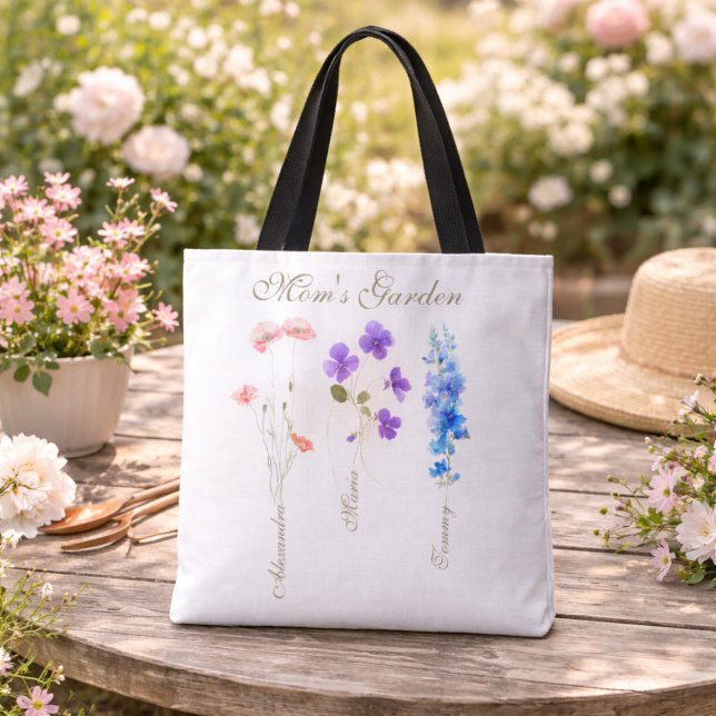 Personalized Kids Name Garden Mother Tasche (Von Creator hochgeladen)