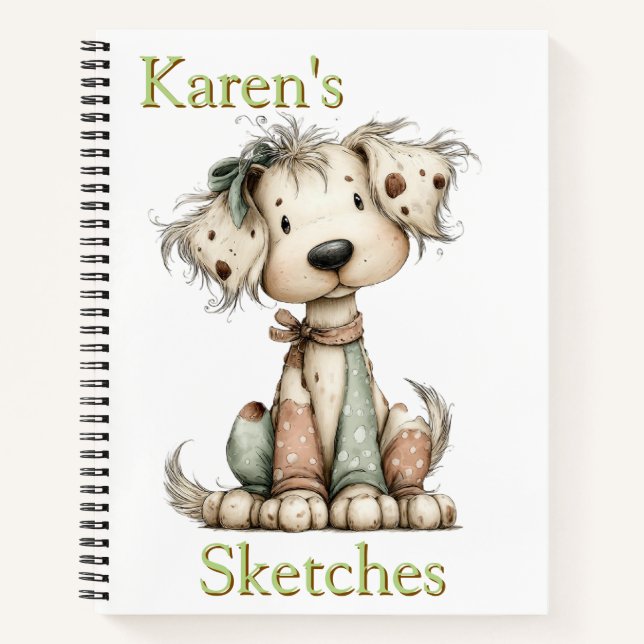 Personalized Kids Sketches  Notizbuch (Vorderseite)