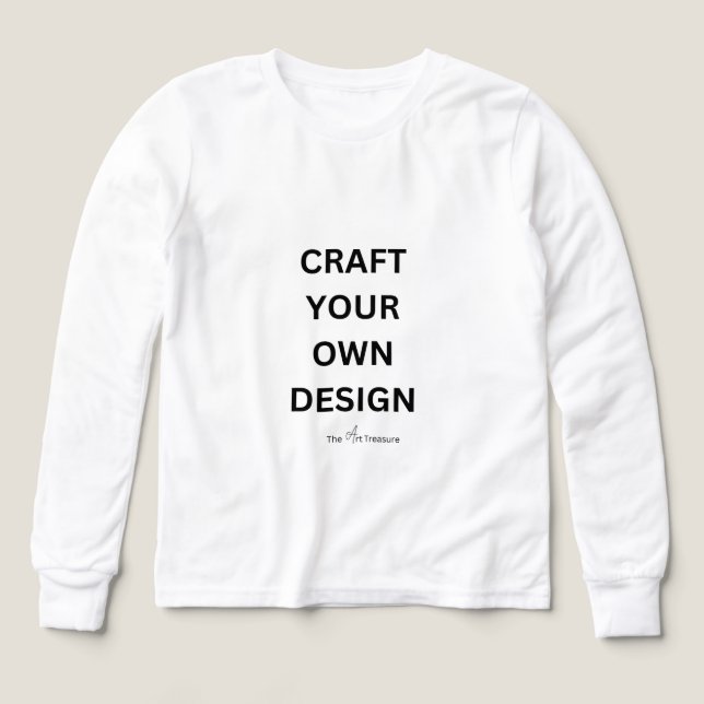 Personalized Kids Sweatshirt - Design Yourself (Design Vorderseite)