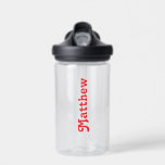 Personalized Kid's Trinkflasche<br><div class="desc">The Eddy® everyday water bottle is everything you didn't know you wanted – until now, that is! Flip, bite, and sip your way with a lightweight plastic bottle made with 50% recycled material. Toss it in your backpack with ease, knowing that this sustainable bottle is completely leak-proof, spill-proof, and will...</div>