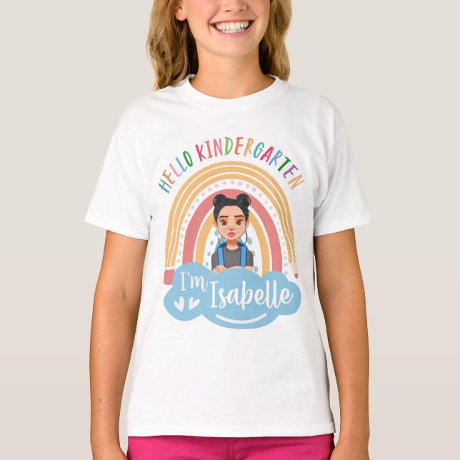Personalized Kindergarten Shirt for Kids (Vorderseite)
