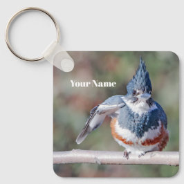 Personalized Kingfisher Friendly Bird Schlüsselanhänger