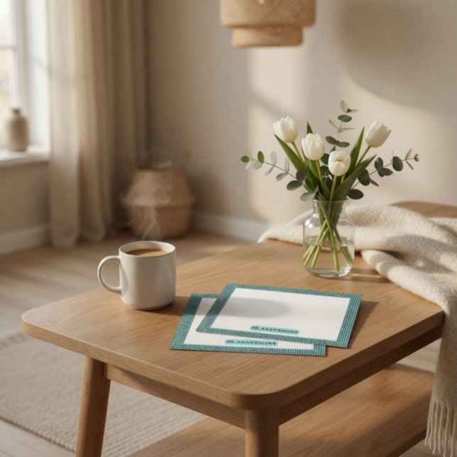 Personalized Knit Pattern Note Card Mitteilungskarte (Von Creator hochgeladen)