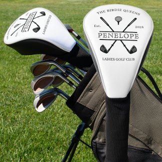 Personalized Ladies Golf Club Name Golf Head Cover Headcover