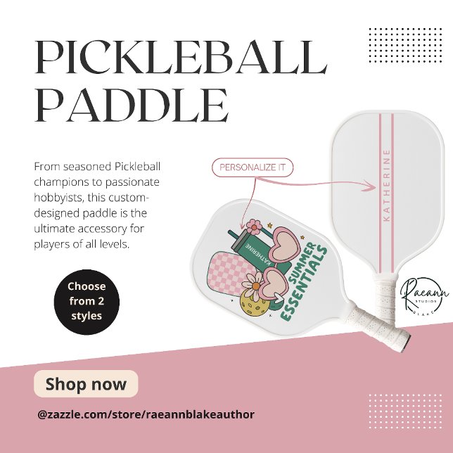 Personalized Ladies' Summer Essentials  Pickleball Schläger (Von Creator hochgeladen)