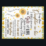Personalized Letter To My Daughter In Law Notizblock<br><div class="desc">Personalized Letter To My Daughter In Law</div>