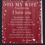 Personalized Letter To My Wife, Couple Valentine Duschvorhang<br><div class="desc">Personalized Letter To My Wife,  Couple Valentine Love Gift,  Wedding</div>