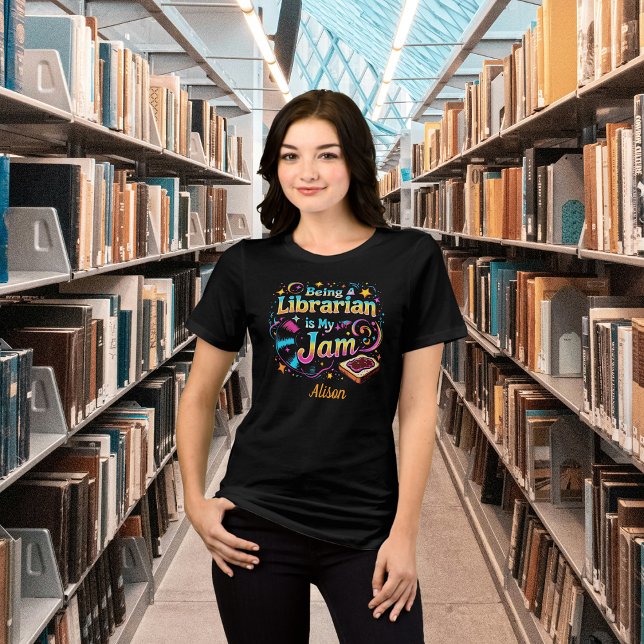 Personalized Librarian Gift Tri-Blend Shirt (Von Creator hochgeladen)