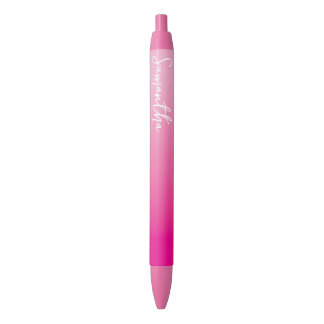 Personalized Light and Hot Pink Ombre Kugelschreiber