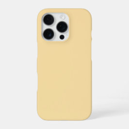 Personalized Light yellow iPhone Case with Custom 16 Pro Hülle