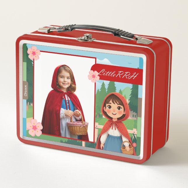 Personalized Little Red Riding Hood Lunch Box (Vorderseite)