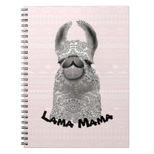 Personalized Llama Mama Notizblock
