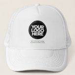 Personalized Logo and Text Baseball Truckerkappe<br><div class="desc">Create your very own corporate dark green Trucker Hat! Our sleek and contemporary template comes in a variety of colors, offering full customization options to showcase your business logo, chosen photograph or image. Enhance personalization by adding your name, company slogan or moniker, promotional Instagram handle, or any personalized text of...</div>