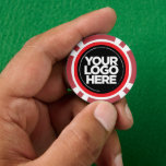 Personalized Logo and Text Cool Red Pokerchips<br><div class="desc">Create your unique Personalized Logo and Text Cool red cute poker chips uploading your business logo and adding your custom text. A simple and professional design will impress your guests! Surprise your guests for corporate party, weddings, nightclubs, and any kind of celebration. The poker chips template is fully customizable. You...</div>