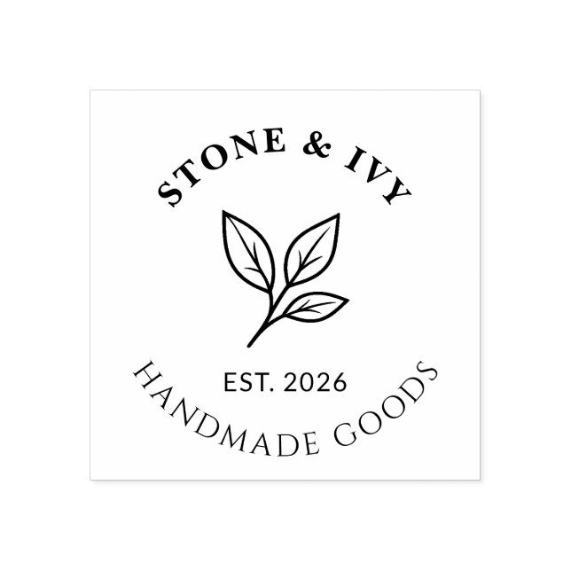 Personalized Logo Rubber Stamp Gummistempel (Prägung)