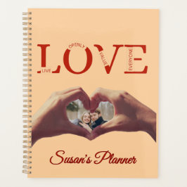 Personalized LOVE Acronym Photo Planer