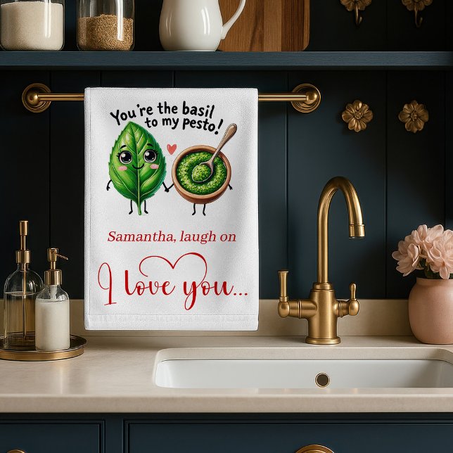 Personalized Love Gift Kitchen Towel Cartoon Food Geschirrtuch (Personalized Love Gift Kitchen Towel Cartoon Food)