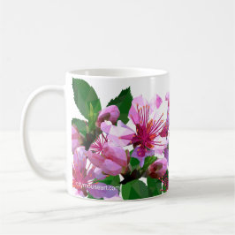 Personalized Low Poly Cherry Blossom Coffee Kaffeetasse