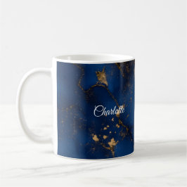 Personalized Luxury Marble Pattern Custom Name Mug Kaffeetasse
