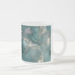 Personalized Luxury Marble Pattern Custom Name Mug Mattglastasse