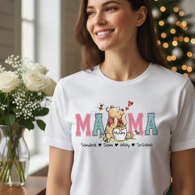 Personalized Mama Bear Sweatshirt with Kids Names T-Shirt (Personalized Mama Bear Sweatshirt with Kids Names)