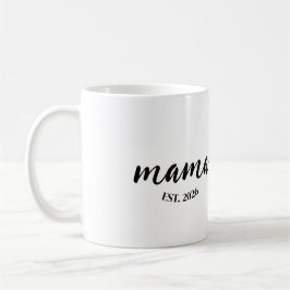 Personalized Mama Est Year Custom Gift For Mommy Kaffeetasse