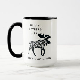 Personalized Mama Moose Mug | Mother’s Day Tasse