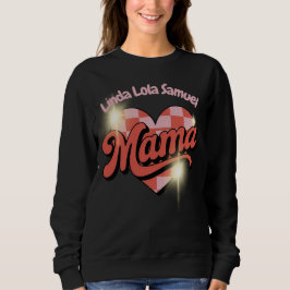 Personalized Mama sweatshirt