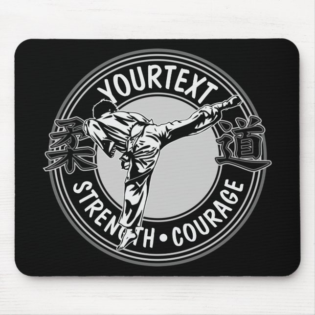 Personalized Martial Arts JUDO Japan Kampf Sport Mousepad (Vorne)