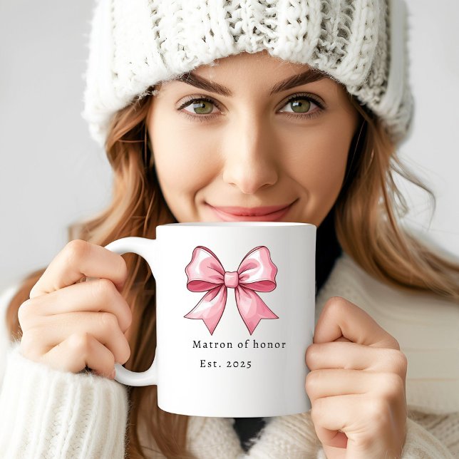 Personalized Matron of Honor Gift Wedding Kaffeetasse (Von Creator hochgeladen)