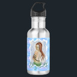 Personalized Mermaid Boho Ocean Fantasy Edelstahlflasche<br><div class="desc">Stay hydrated in style with this custom water bottle featuring an original watercolor mermaid illustration in dreamy tones of teal, aqua, lavender, and turquoise. The sultry boho mermaid gazes over her shoulder, capturing coastal magic and fantasy allure. Personalize with a name for a unique beach day accessory or a thoughtful...</div>