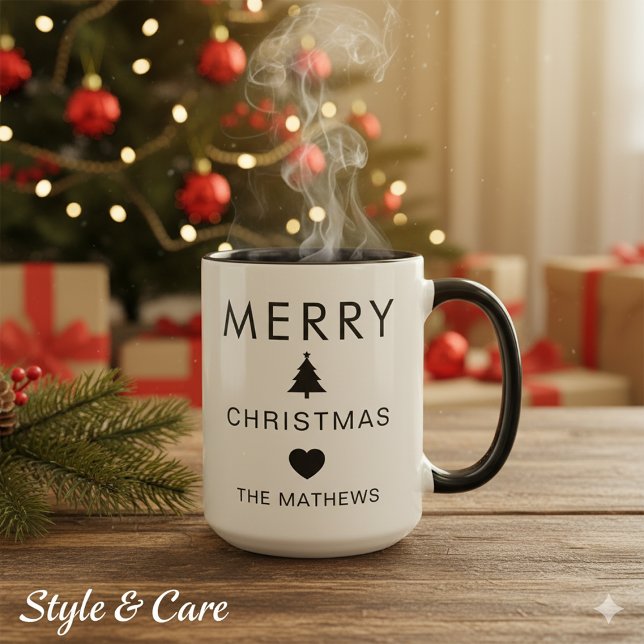 Personalized Merry Christmas Custom Mug Holiday St Tasse (Personalized Merry Christmas Custom Mug Holiday Style)