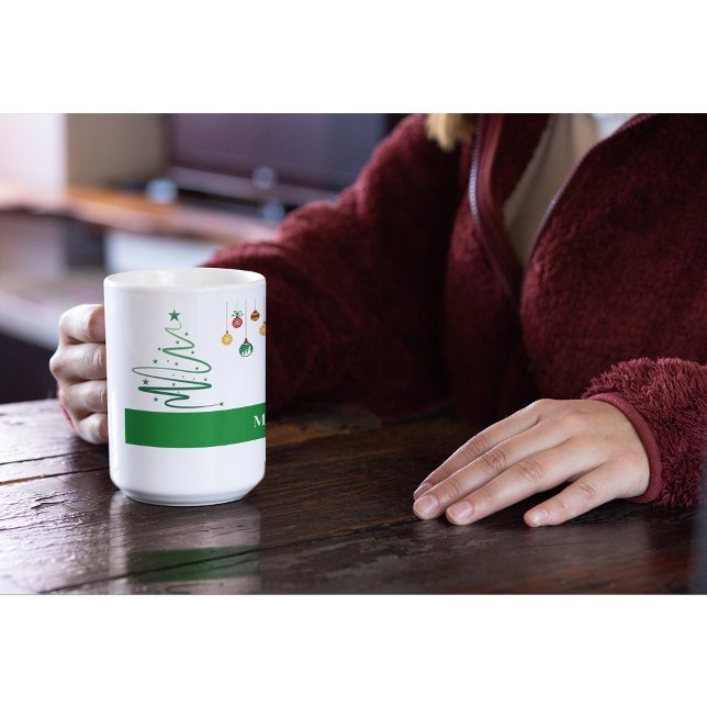 Personalized Merry Christmas Mug Kaffeetasse (Von Creator hochgeladen)