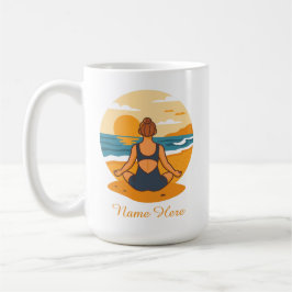 Personalized Mindfulness Yoga Kaffeetasse