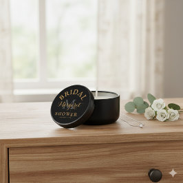 Personalized Mini Candles – Bridal Shower Favors