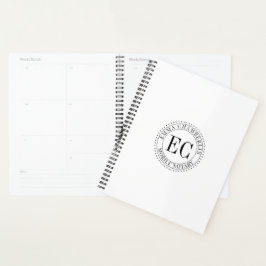 Personalized Mobile Notary Public Seal Logo Planer