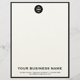 Personalized Modern Business Logo Letterhead Briefbogen