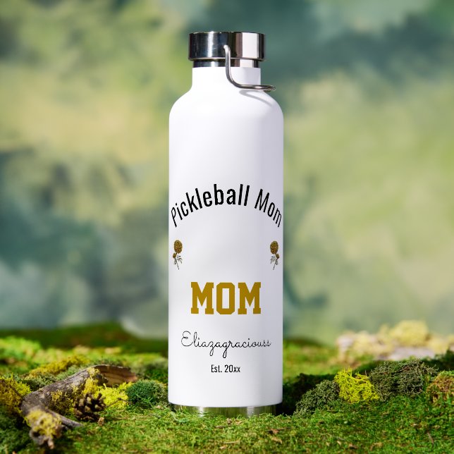 Personalized Modern Elegant Sports Women Simple  Trinkflasche (Außenbereich (gedreht))