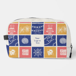 Personalized Modern Hand-Drawn Colorful New Year Waschbeutel