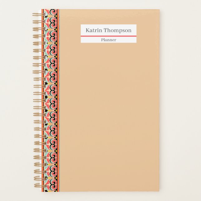 Personalized mom birthday Indien Beige minimalism (Devant)