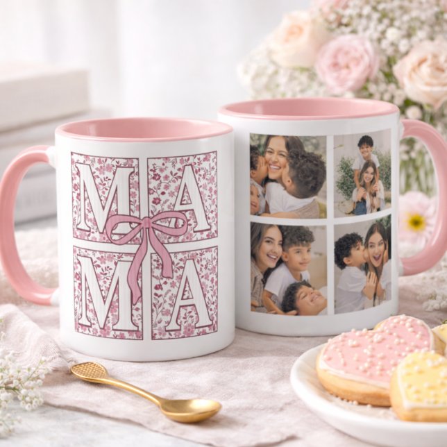 Personalized Mom Photo Mug Cute Design (Créateur téléchargé)