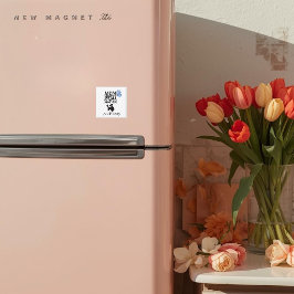 Personalized Mom Typography Magnet