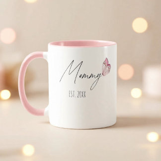 Personalized Mommy EST. Year Mug for Mother's Day  Tasse
