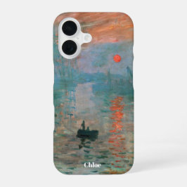 Personalized Monet Art Gift For Her iPhone 16 Hülle